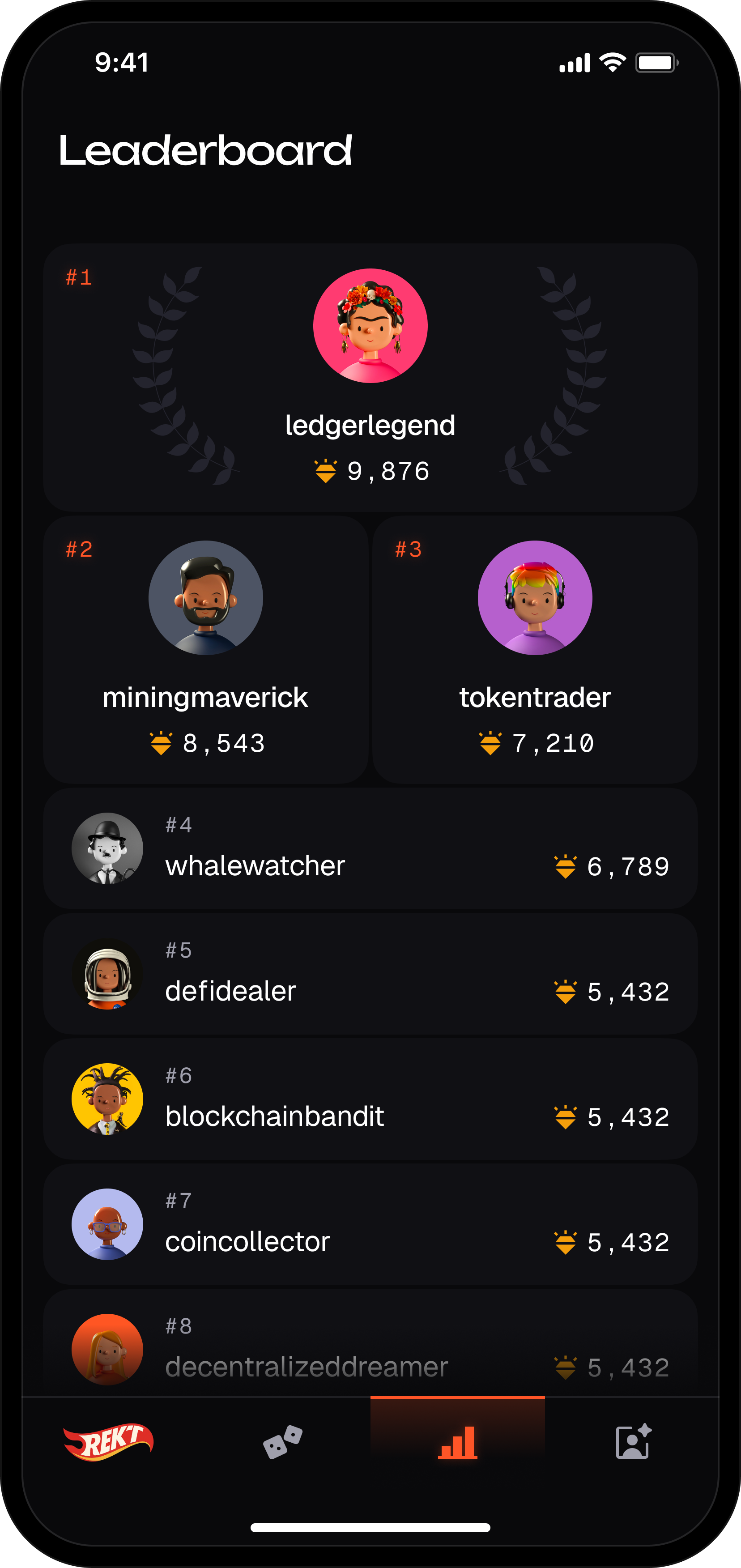 Rekt App - Compete with Friends